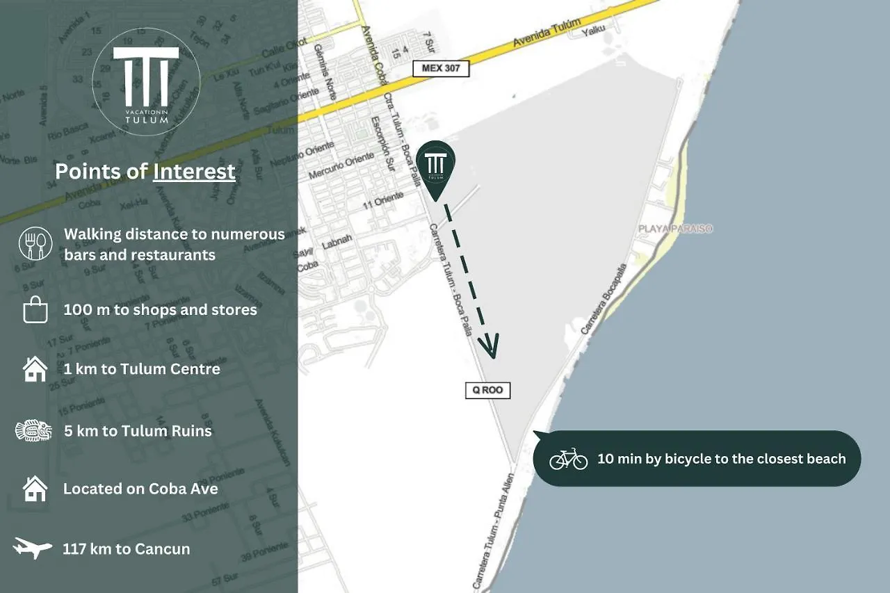 Waterworld 2Br On Cenote Pools And Gym Beach Club Tulum Apartmán