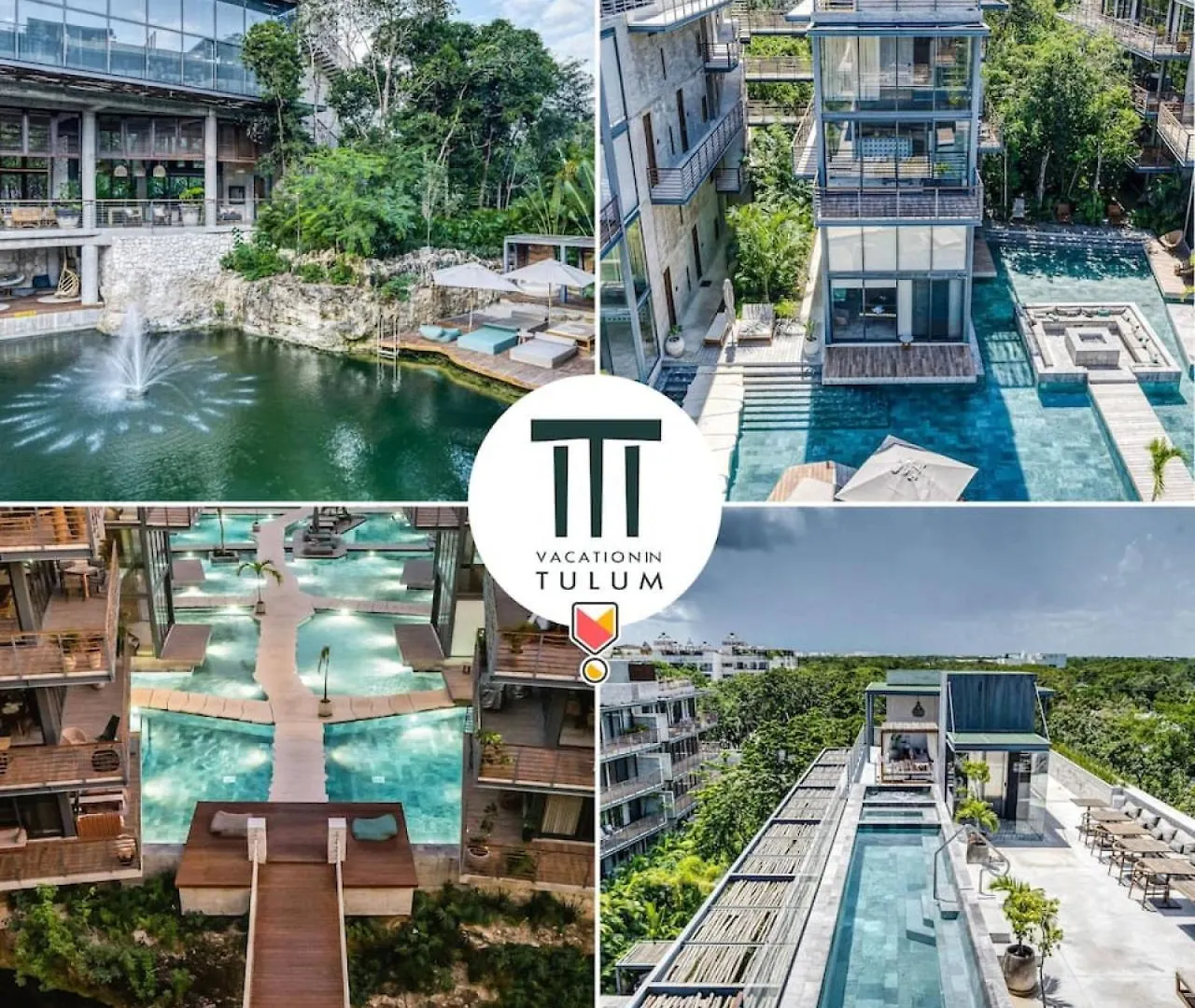 Waterworld 2Br On Cenote Pools And Gym Beach Club Tulum